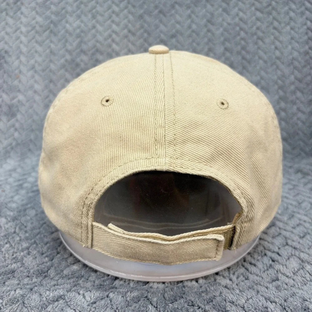 Otto Tan Khaki Dad Hat Baseball Cap Embroidered Bag and Heel Graphic Adjustable